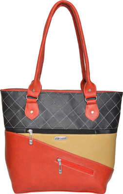 

FD Fashion Soft Shoulder Bag(Black, Beige), Beige;black