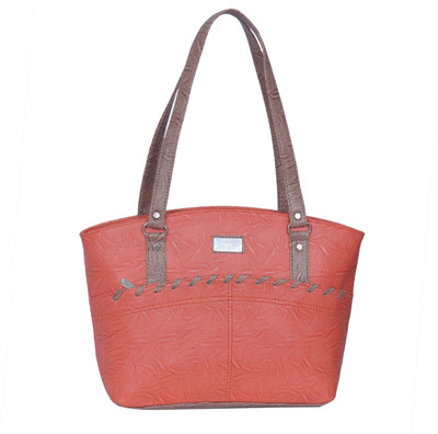 Janta Fashion Shoulder Bag(Orange, Brown), Brown;orange