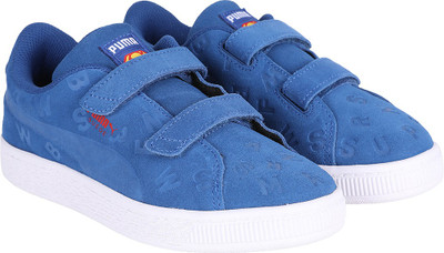 

Puma Boys & Girls Velcro Sneakers(Blue, Dandelion-high risk red-high risk red