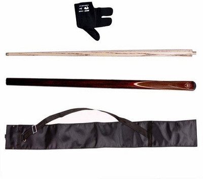 

Laxmi Ganesh Billiard LGB Combo of PERADON Half VACCUM Joint Glossy Finish Snooker N Pool CUE with CUE Cover N Glove Billiards Kit
