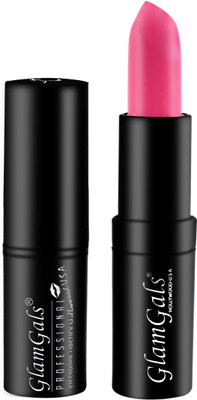 

GlamGals Matte Finish kissproof lipstick(Electric Pink, 3.8 g)