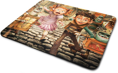 

Rawpockets Mouse Pad ' Cartoon Pairs ' Printed Mouse Pad|Printed Mouse pad|Rubber Mouse Pad|Laptop and Desktop Accessories|Designer Mouse pad|Non Woven Fabric Mousepad(Multicolor)