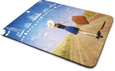 

Rawpockets Mouse Pad ' Travel ' Printed Mouse Pad |Printed Mouse pad|Rubber Mouse Pad|Laptop and Desktop Accessories|Designer Mouse pad|Non Woven Fabric Mousepad(Multicolor)