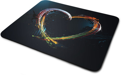 

Rawpockets Mouse Pad ' Colourfull Heartin ' Printed Mouse Pad|Printed Mouse pad|Rubber Mouse Pad|Laptop and Desktop Accessories|Designer Mouse pad|Non Woven Fabric Mousepad(Multicolor)