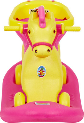 

Dash Super 2 in 1 Horse Rocker ânâ Ride on (Pink)(Multicolor)