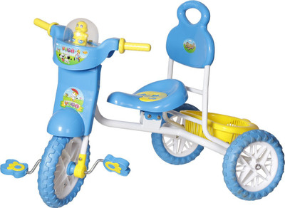 

NHR Kids VEGA tricycle with storage basket, Lights and music. Blue(Blue)