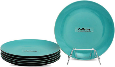 

Caffeine Handmade Glazed Plate Set(Pack of 6)