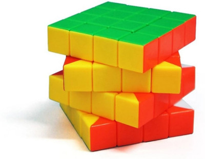

SANJARY high speed 4x4x4 magic puzzle cube stricerless (multi-colour)(1 Pieces)