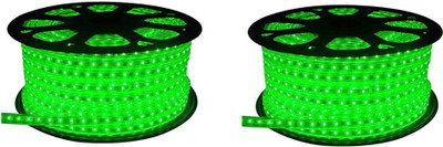 IMAGO 500 LEDs 5 m Green Steady Strip Rice Lights(Pack of 2)