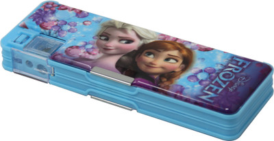 

Disney FROZEN FROZEN Art Plastic Pencil Box(Set of 1, Light Blue)