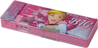 

Disney CINDERELLA CINDERELLA Art Plastic Pencil Box(Set of 1, Pink)