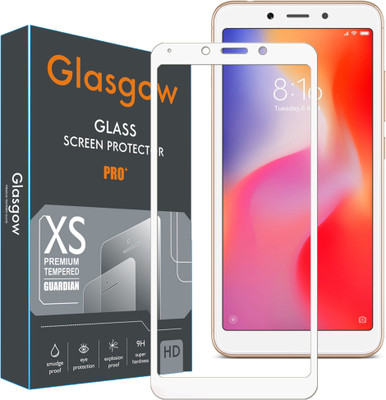 Glasgow Edge To Edge Tempered Glass for Mi Redmi 6(Pack of 1)