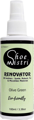 

Shoe Mistri Renovator Nubuck, Suede, Canvas, Synthetic Leather, Velour Shoe Renovator(Green)