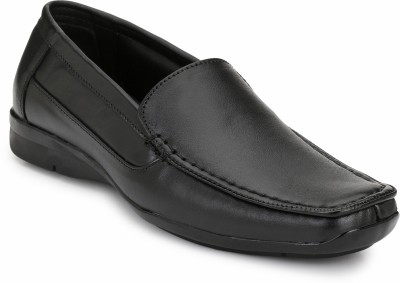 EEGO ITALY Genuine Leather Comfy Shoes Slip On For Men(Black , 10)