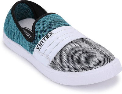 

vintex VN-SHOE Slip On Sneakers For Men(Multicolor, Grey