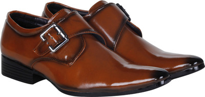 

Knot n Lace Monk Strap For Men(Tan