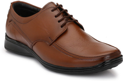 

Eego Italy Genuine Leather Comfy Shoes Derby For Men(Brown