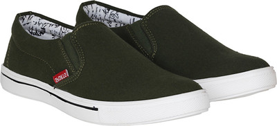 

Kraasa Elegant Slip On Sneakers For Men(Khaki