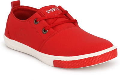 

RVK Stylish Comfortable Sneakers For Men(Red