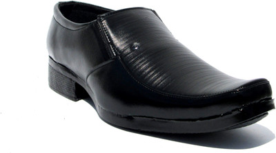

shoemania Slip On For Men(Black