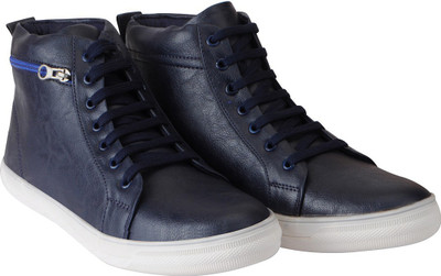 

FAUSTO High Ankle Sneakers For Men(Blue