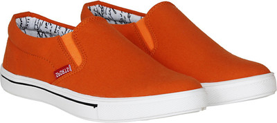 

Kraasa Elegant Slip On Sneakers For Men(Orange