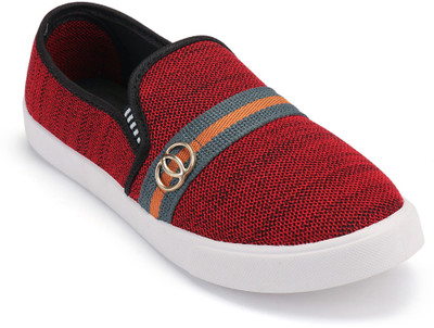 

Benz Slip On Sneakers For Men(Multicolor, Maroon