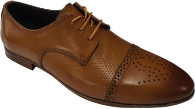 S T F STF-AL3344 Derby For Men(Brown