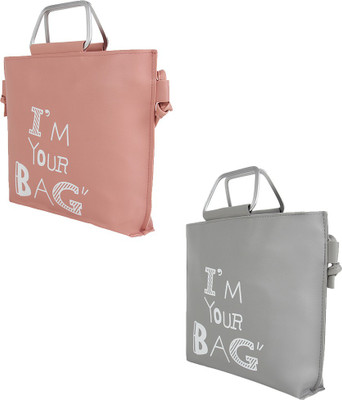 

Tuelip Women Casual Grey, Pink PU Sling Bag