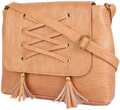 

Beets Collection Girls Evening/Party Tan PU Sling Bag