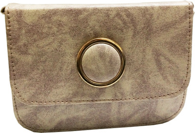 

VeePlay Women Casual, Evening/Party Beige PU Sling Bag