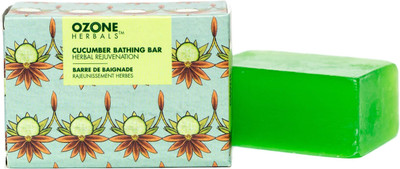 

Ozone Bathing Bars | Cucumber, Neem & Aloe Vera(125 g, Pack of 3)