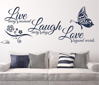 marvellous 70 cm m_livelovelaugh Self Adhesive Sticker(Pack of 1)