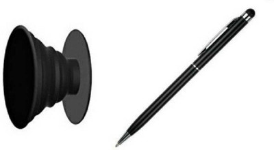 

OLECTRA POP UP MOBILE TABLET HOLDER STAND WITH 2 in 1 Ball Pen for Touch Screen Mobile Phones and Tablets Stylus (Multicolor) Stylus(Black)