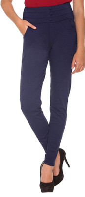 MG CREATIONS Slim Fit Women Blue Trousers Flipkart