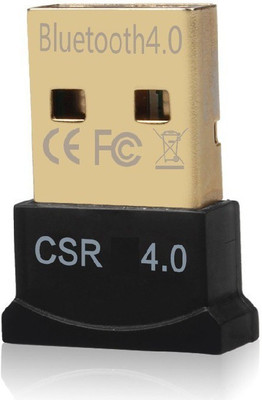

Fossen Wireless Mini USB Bluetooth Adapter CSR 4.0 USB Adapter(Black and Gold)