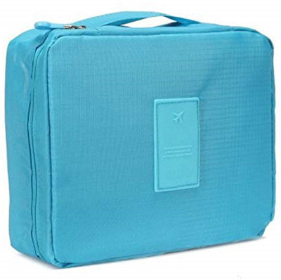 

Buyerzone Hanging Mini Portable Toiletry Cum Beauty Kit Organizer Bag All Vanity Box(Blue)