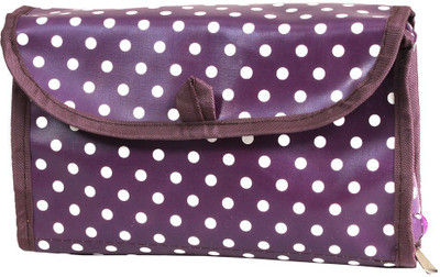 

Pretty Krafts Purple Color Rexine Makeup cum Vanity Box(Purple)