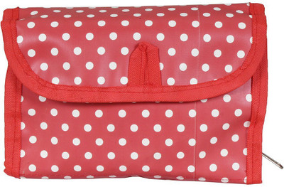 

Pretty Krafts Red Color Rexine Makeup cum Vanity Box(Red)