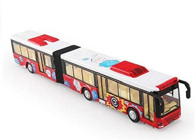 

Nightstar Children Pull Back Double Decker Metal Bus with Light and Music(Above 3 yrs)(Red)