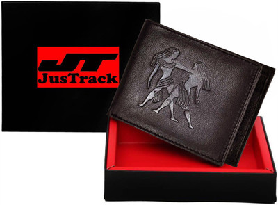 

JusTrack Men Casual Brown Genuine Leather Wallet(1 Card Slot)