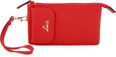 

Lavie Women Casual Red Artificial Leather Wallet