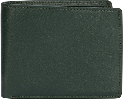 

Accezory Men Casual Green Genuine Leather Wallet(6 Card Slots)