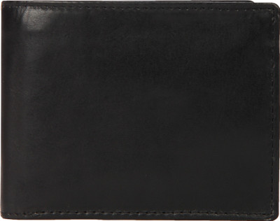 

Leather Zentrum Men Formal Black Genuine Leather Wallet(8 Card Slots)