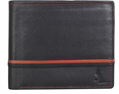 

Adamis Men Black Genuine Leather Wallet(5 Card Slots)