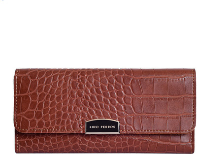 

Lino Perros Women Trendy Brown Artificial Leather Wallet(2 Card Slots)