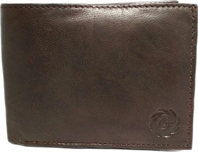 

Color One Men Formal Brown Genuine Leather Wallet(5 Card Slots), Colorone brown