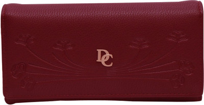 

BeeFashionable Women Maroon Artificial Leather Wrist Wallet(5 Card Slots), Dark maroon