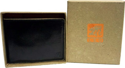 

Leo Men Formal Black Genuine Leather Wallet(8 Card Slots)