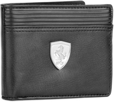 

Puma Men Black Genuine Leather Wallet(6 Card Slots)